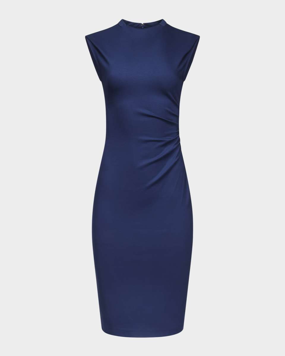 Darrius Sleeveless Ruched Bodycon Dress